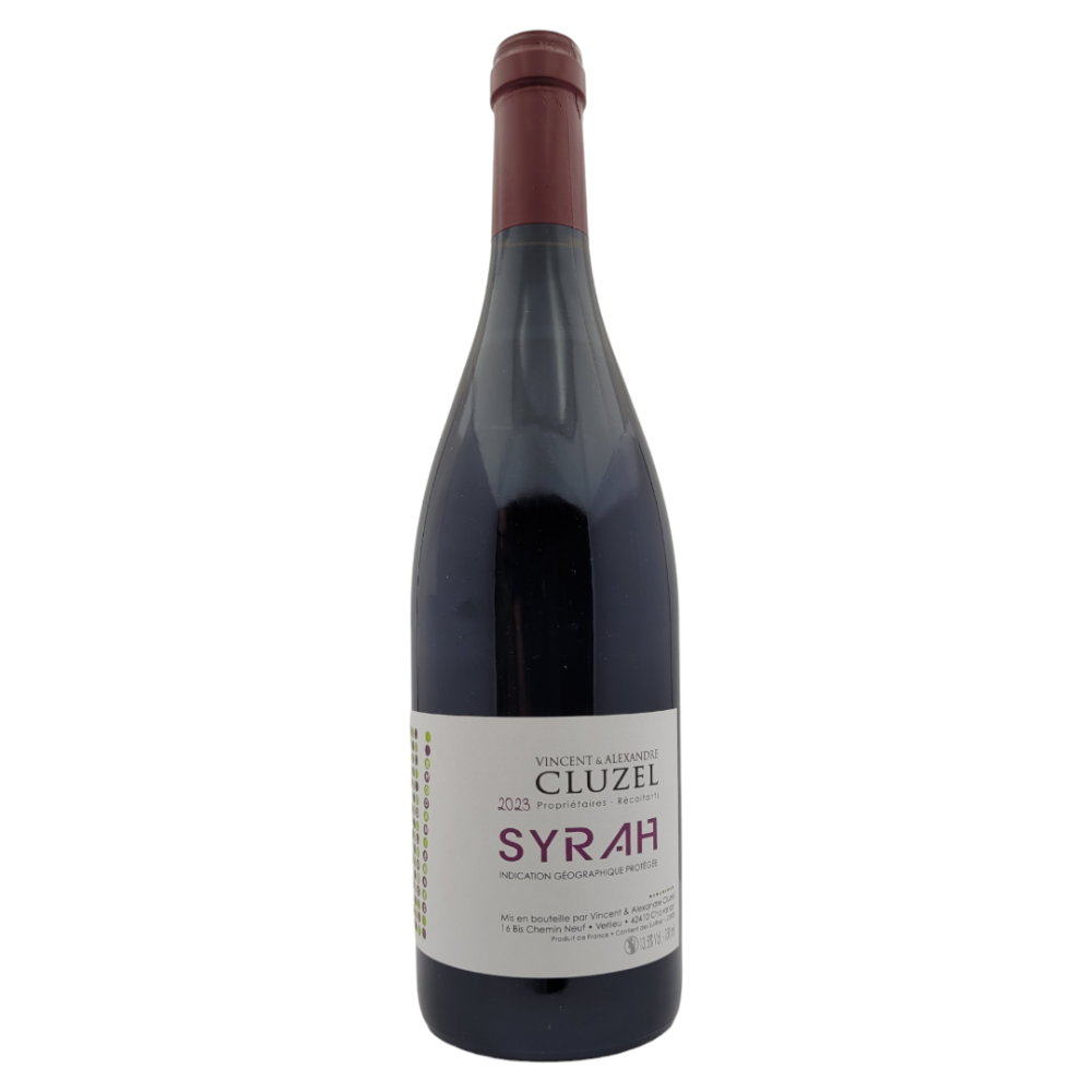 Vincent et Alexandre Cluzel - IGP Côtes Rhodaniennes "Syrah" 2023